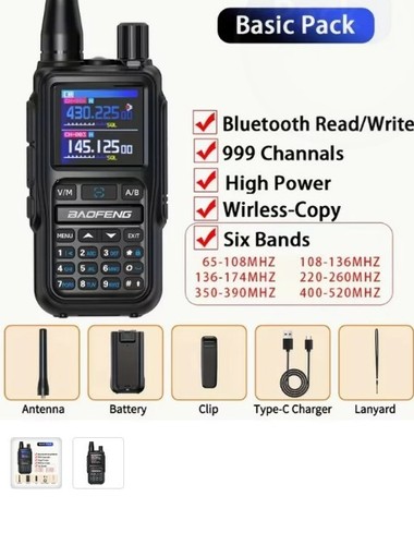 Mini baofeng walkie - 5r,
