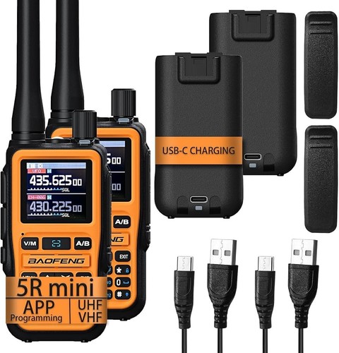 Mini baofeng walkie - uv,
